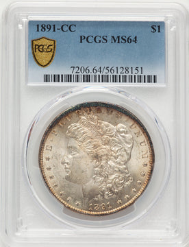 1891-CC Morgan Dollar PCGS MS64