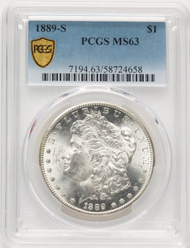 1889-S Morgan Dollar PCGS MS63 (782968035)