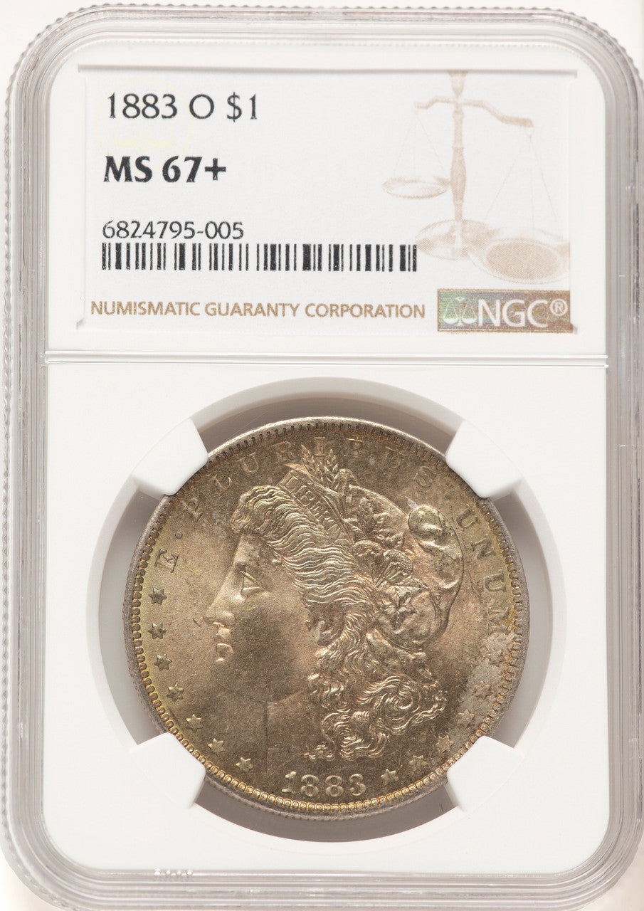 1883-O Morgan Dollar NGC MS67+