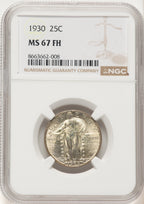 1930 25C FH Standing Liberty Quarter NGC MS67 (782991005)