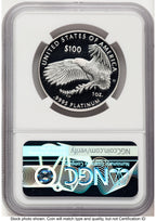 2023-W Proof Platinum Eagle 1 oz FDI American Liberty Series Label NGC PF70