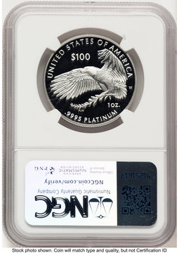 2025-W Proof Platinum Eagle 1 oz FDI Brown Label NGC PF70