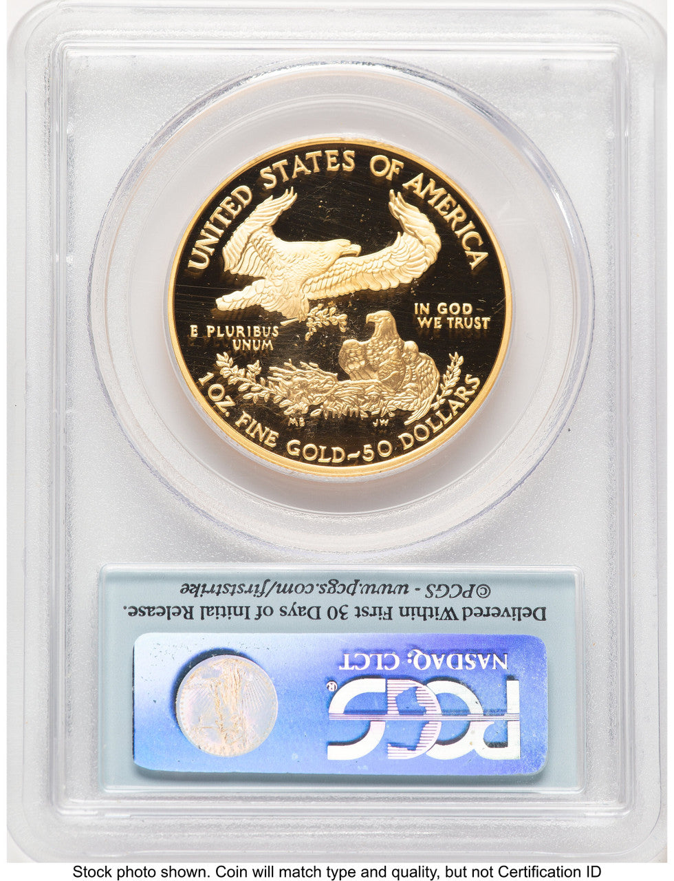 2006-W Proof Gold Eagle 1 oz FS Flag PCGS PR70