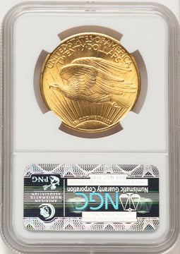 1924 $20 Saint CAC Saint-Gaudens Double Eagle NGC MS65+