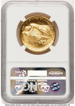 2015-W G$100 American Liberty High Relief ER Bunting Flag NGC MS70 (782998002)