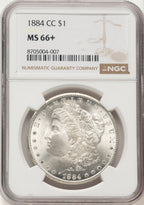 1884-CC Morgan Dollar NGC MS66+ (783003009)