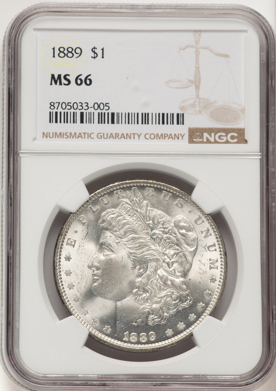 1889 Morgan Dollar NGC MS66 (783003010)