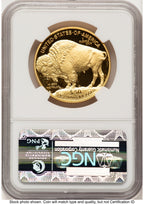 2012-W Proof Gold Buffalo 1 oz FR Blue NGC PF70