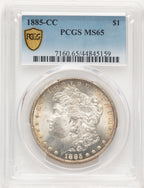 1885-CC Morgan Dollar PCGS MS65 (783017008)