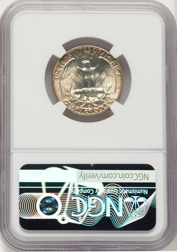 1950-D/S 25C FS-601 Washington Quarter NGC MS66
