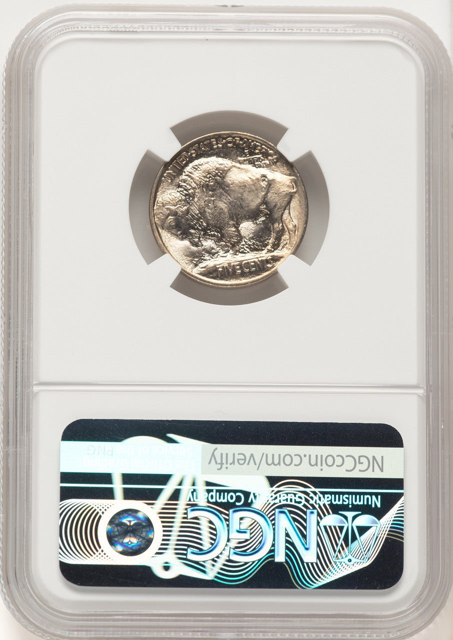 1913 T-1 5C Buffalo Nickel NGC MS67