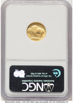 2008-W Burnished Gold Buffalo 1/10 oz Brown Label NGC MS70