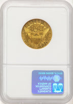 1800 $5 Early Half Eagle NGC MS61