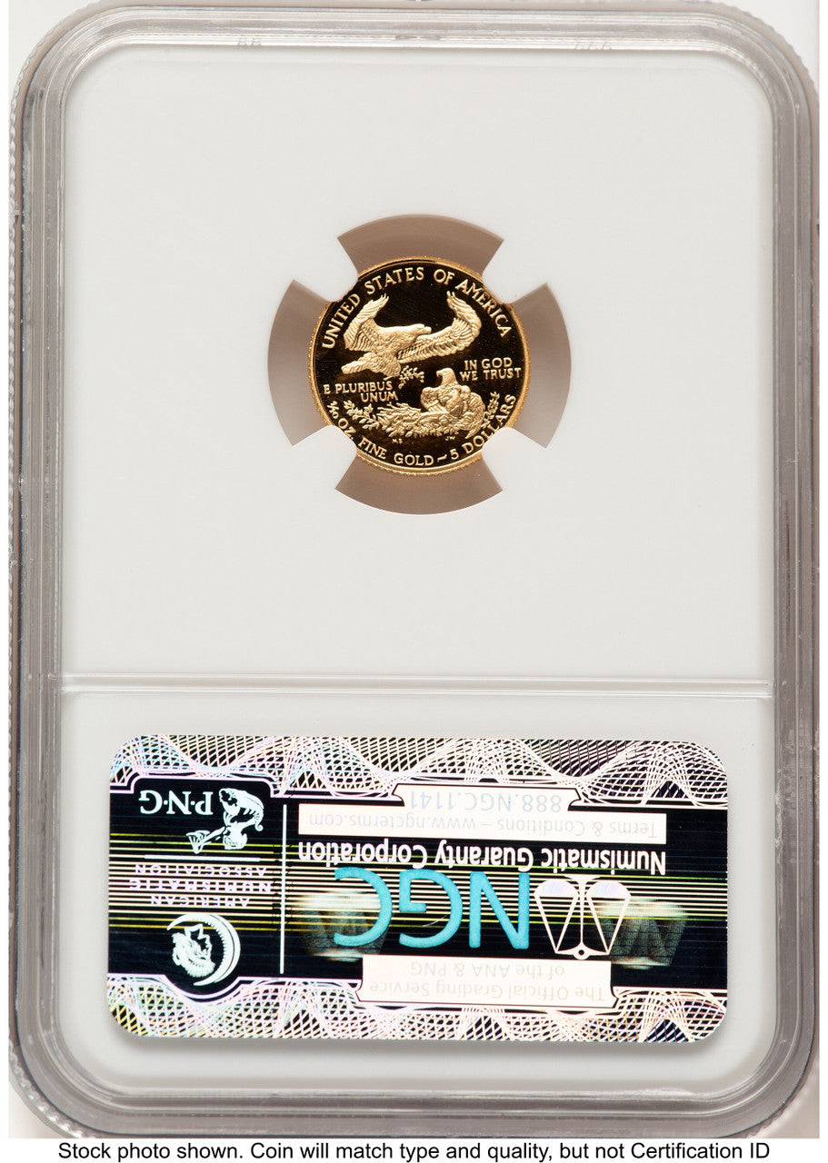 1988-P Proof Gold Eagle 1/10 oz Brown Label NGC PF70 (783189018)