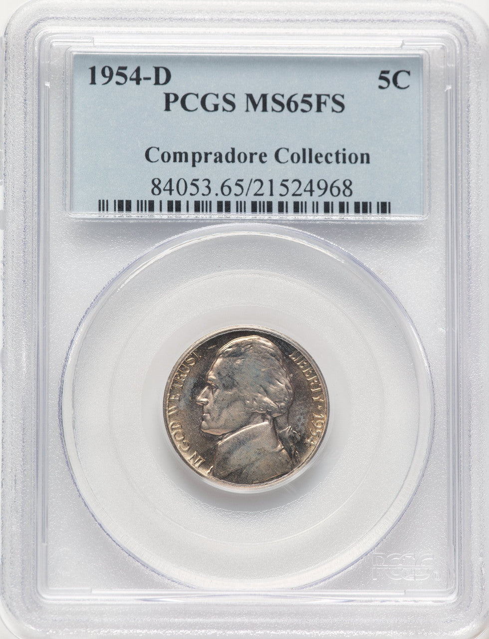 1954-D 5C FS Jefferson Nickel PCGS MS65