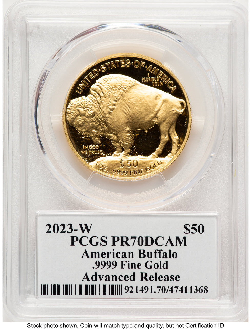 2023-W Proof Gold Buffalo 1 oz AR PCGS PR70 Thomas Cleveland
