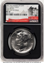 2017 Palladium Eagle 1 oz FDI 225th Anniversary Label NGC MS70 (783269003)