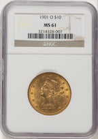 1901-O $10 Liberty Eagle NGC MS61 (783276018)