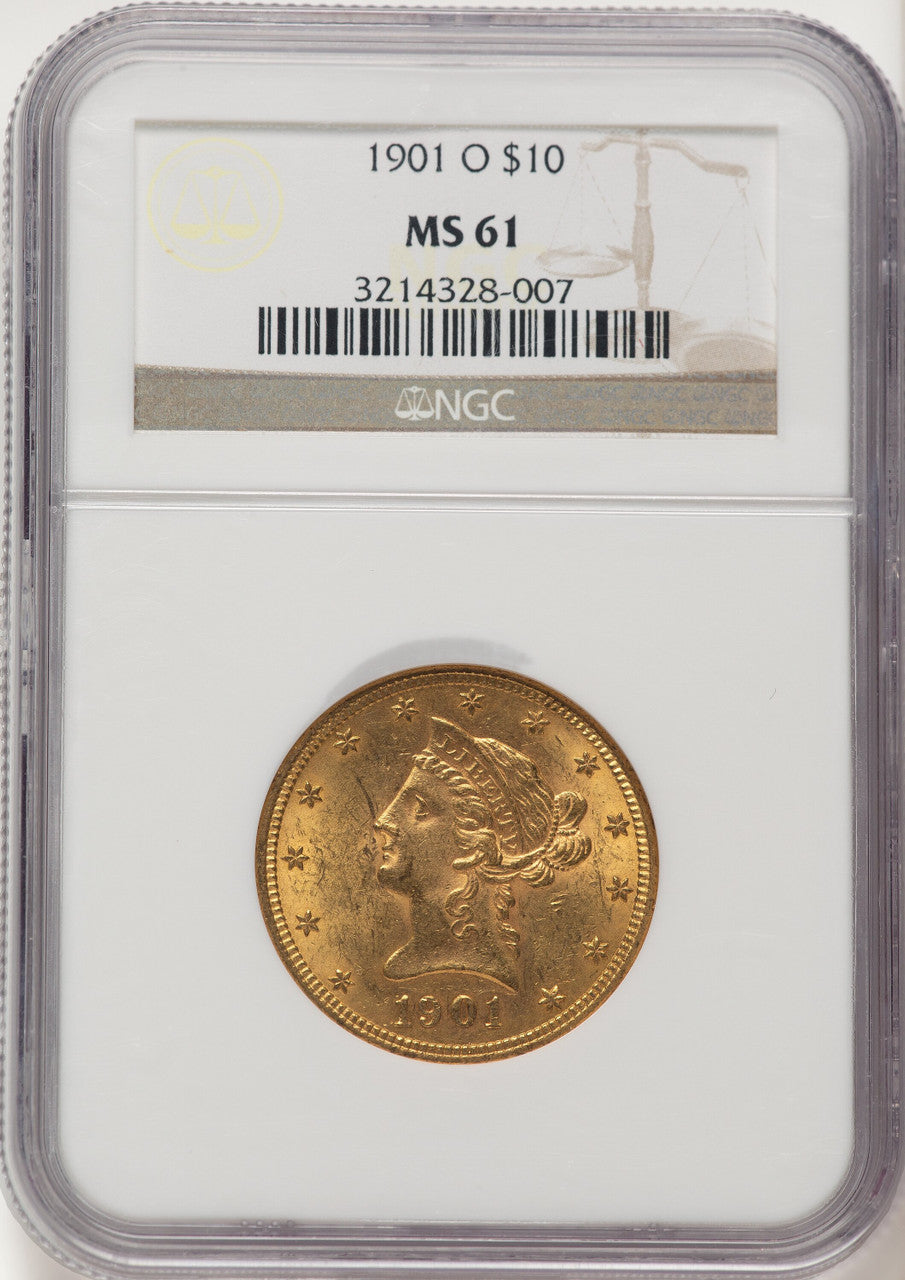 1901-O $10 Liberty Eagle NGC MS61 (783276018)