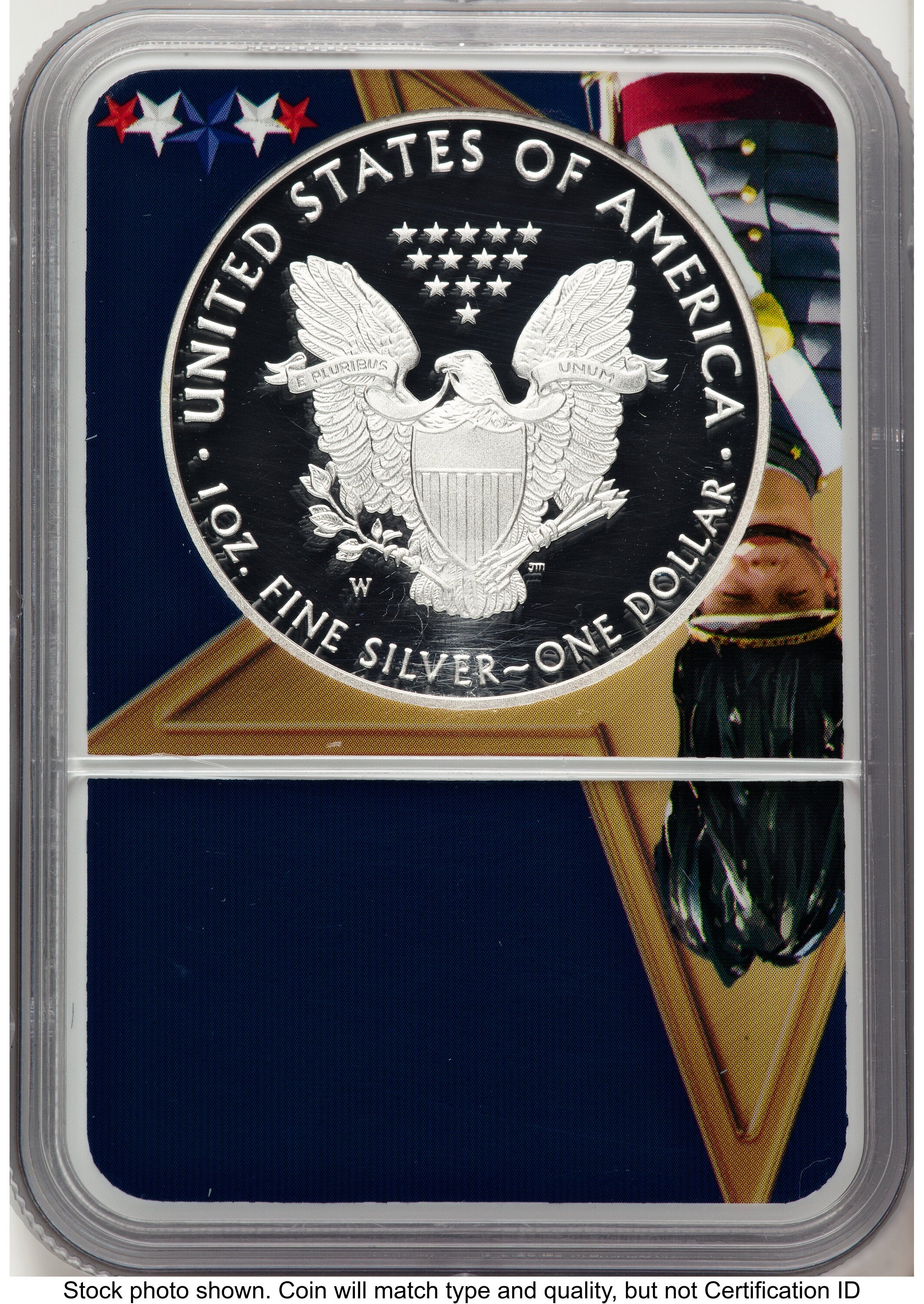 2021-W TY1 Proof Silver Eagle Congratulations Set 1 oz FDI West Point Label West Point Core NGC PF70