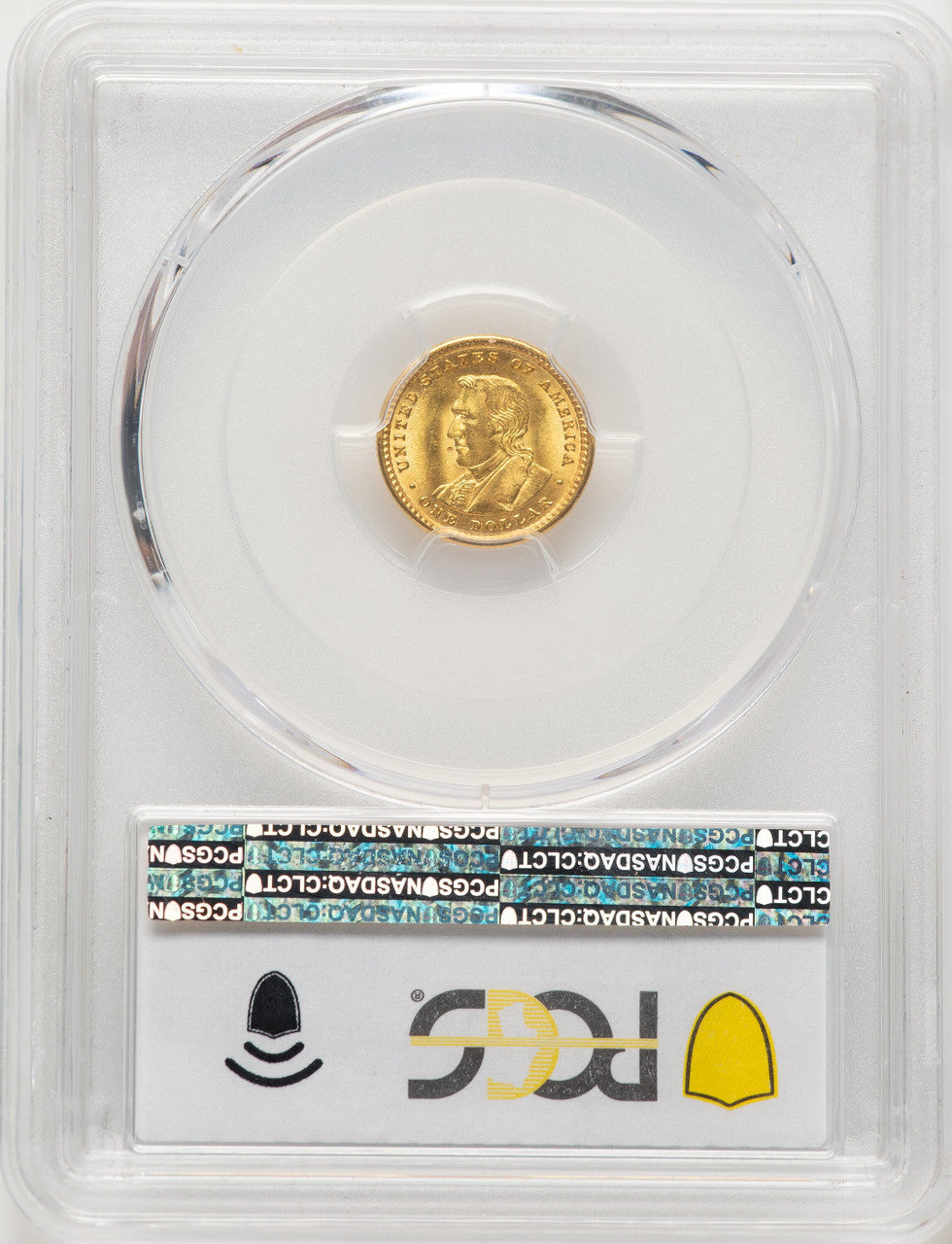 1905 G$1 Lewis and Clark CAC Commemorative Gold PCGS MS64