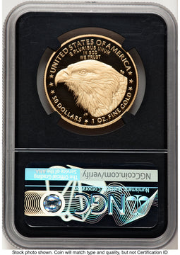 2021-W Type 2 Proof Gold Eagle 1 oz AR /David J Ryder Mint Director's Series NGC PF70 Ed Moy