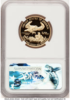 2017-W Proof Gold Eagle 1/2 oz ER Blue NGC PF70