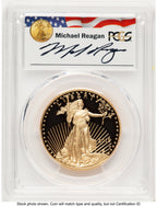2019-W Proof Gold Eagle 1 oz Reagan Legacy Series Michael Reagan PCGS PR70