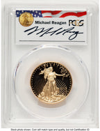2019-W Proof Gold Eagle 1/2 oz Reagan Legacy Series Michael Reagan PCGS PR70
