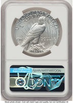 2021 6 Coin Morgan & Peace Dollar Set AR Morgan/Peace Label NGC MS70