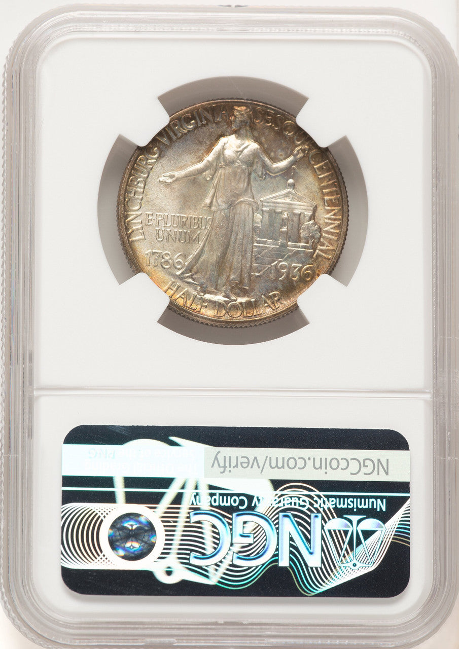 1936 50C Lynchburg Commemorative Silver NGC MS67 (783485002)
