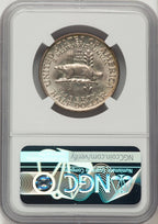 1936 50C Wisconsin Commemorative Silver NGC MS68