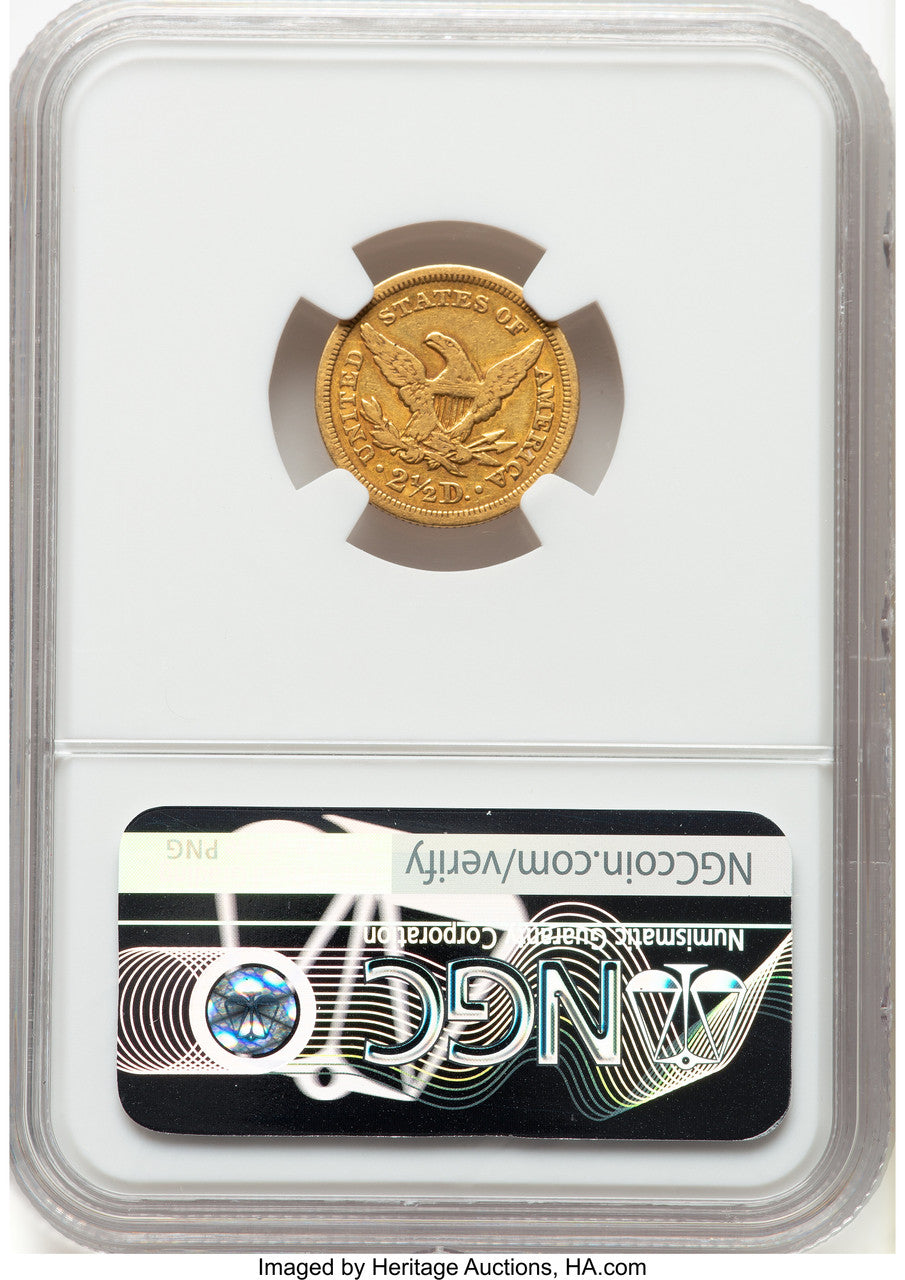 1853 $2.50 Liberty Quarter Eagle NGC XF45