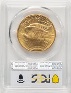1915 $20 Saint-Gaudens Double Eagle PCGS MS62