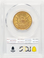 1848 $10 Blue Gradient Liberty Eagle PCGS MS60