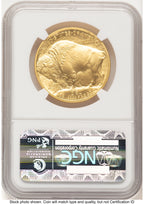 2008-W Burnished Gold Buffalo 1 oz Brown Label NGC MS70