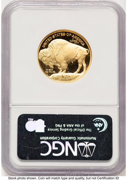 2008-W Proof Gold Buffalo 1/2 oz ER Blue NGC PF70 (783566004)