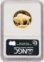 2008-W Proof Gold Buffalo 1/2 oz ER Blue NGC PF70 (783566004)