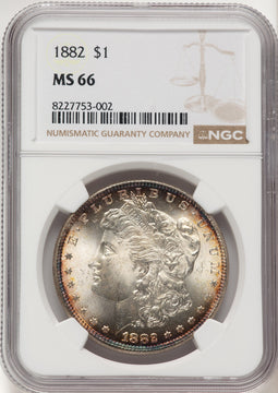 1882 Morgan Dollar NGC MS66 (783573022)