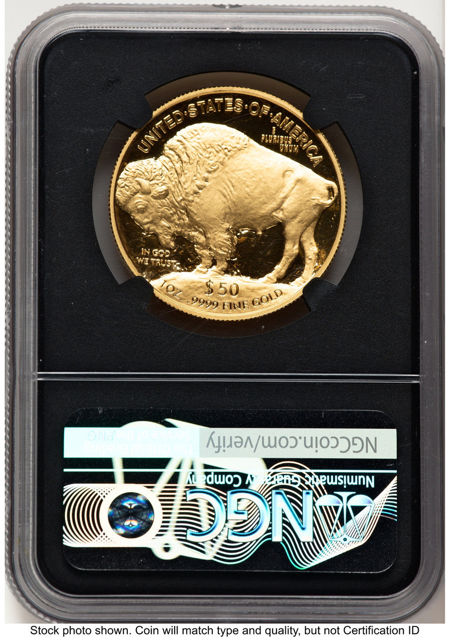 2023-W Proof Gold Buffalo 1 oz FDI Anna Cabral Prestige Treasurer Series NGC PF70 (783592029)