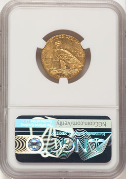 1912 $5 Brown Label Indian Half Eagle NGC MS64 (783605005)
