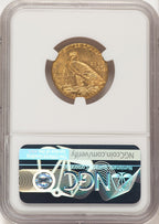 1912 $5 Brown Label Indian Half Eagle NGC MS64 (783605005)