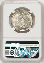1936 50C Robinson Brown Label Commemorative Silver NGC MS67