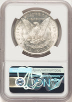 1890-S Brown Label Morgan Dollar NGC MS66+