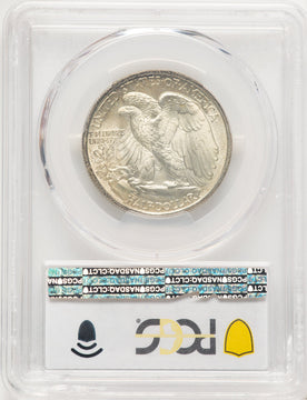 1937 50C CAC Walking Liberty Half Dollar PCGS MS67