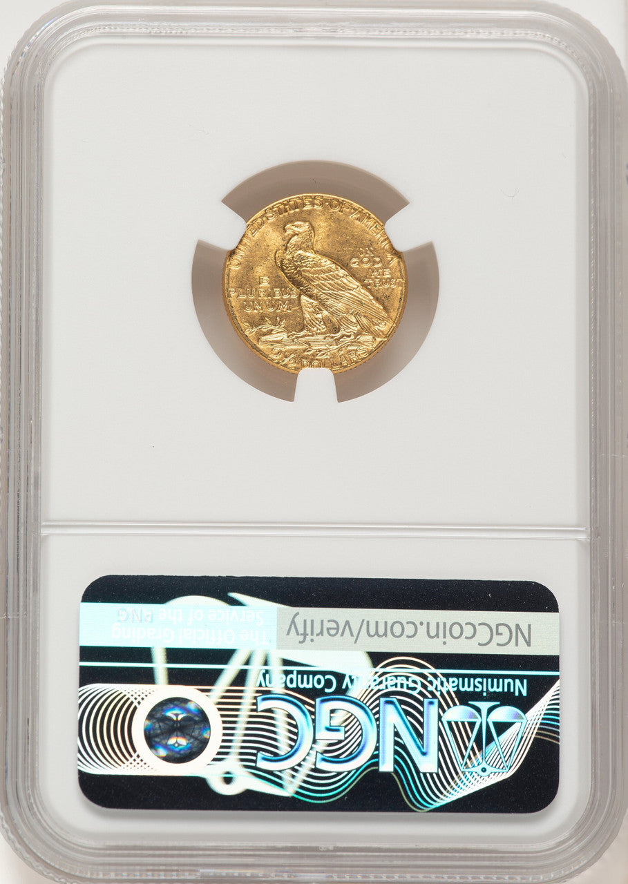 1912 $2.50 Indian Quarter Eagle NGC MS64 (783705008)