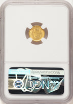 1851 G$1 Gold Dollar NGC MS62