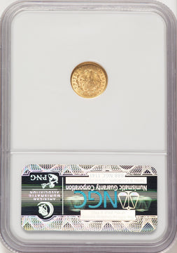 1852 G$1 Gold Dollar NGC MS63 (783713010)