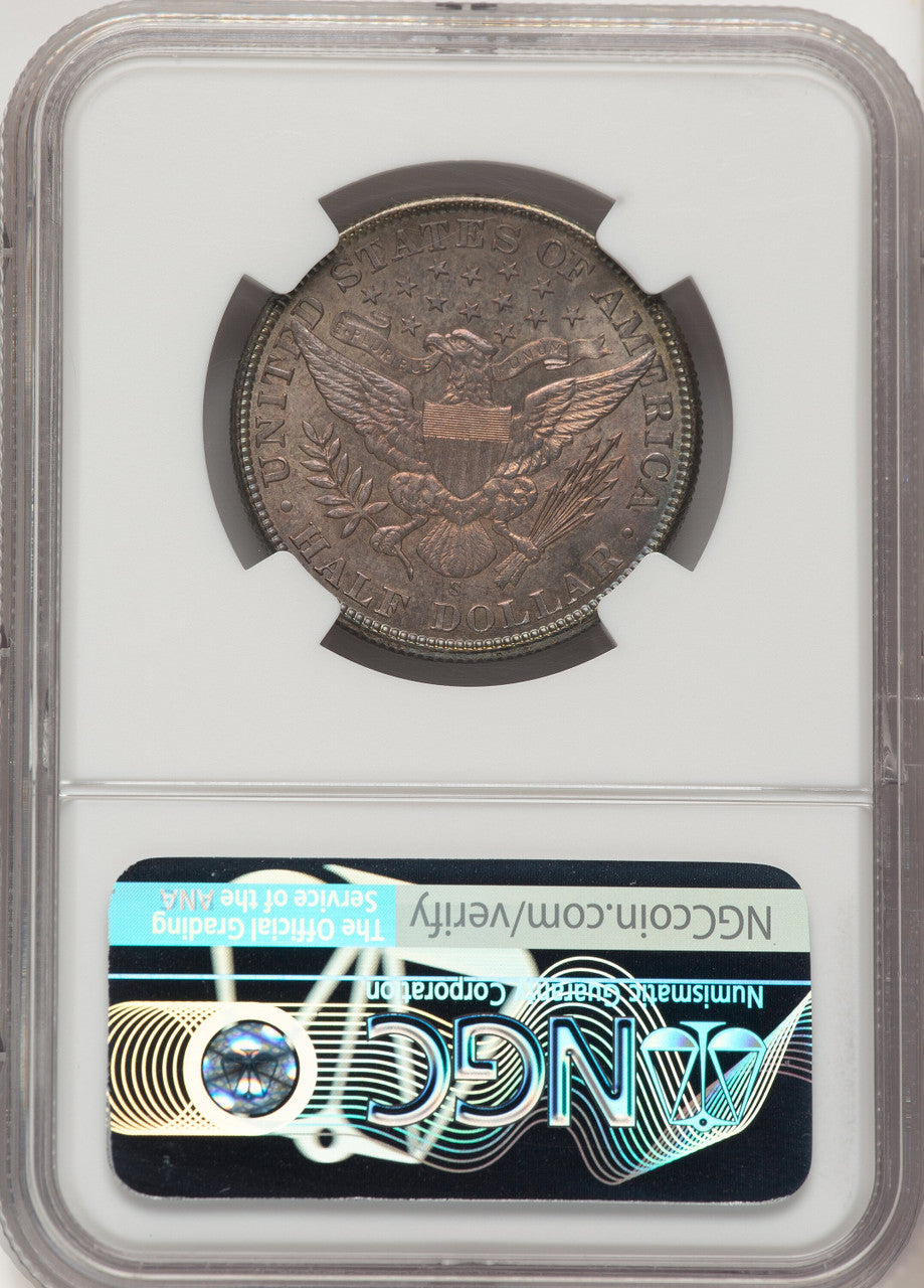 1906-S 50C Barber Half Dollar NGC MS66