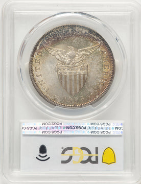 1905-S Peso Philippines PCGS MS61